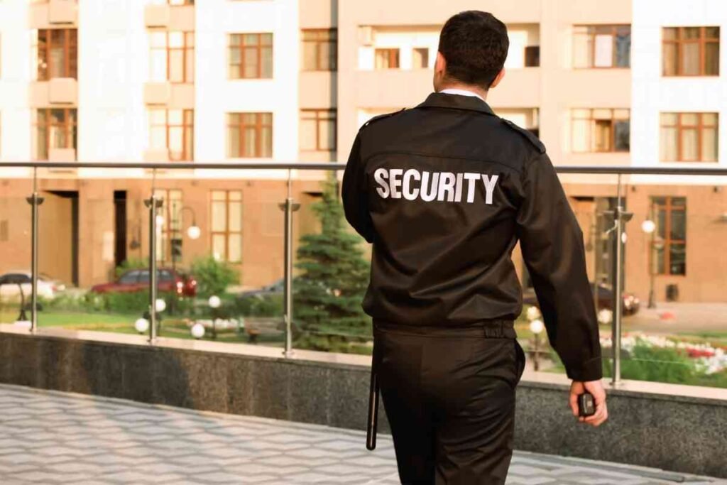 Secure PG near Sector 44 Noida with CCTV and biometric entry system.