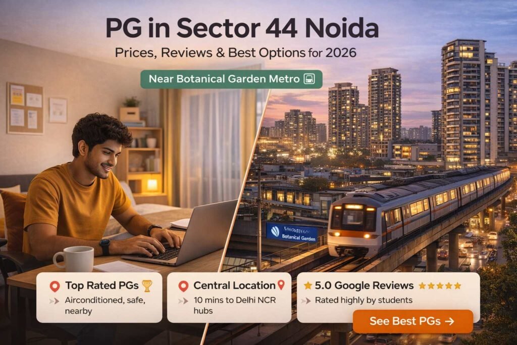 PG in Sector 44 Noida — NEO Homes Aarambh best options 2026